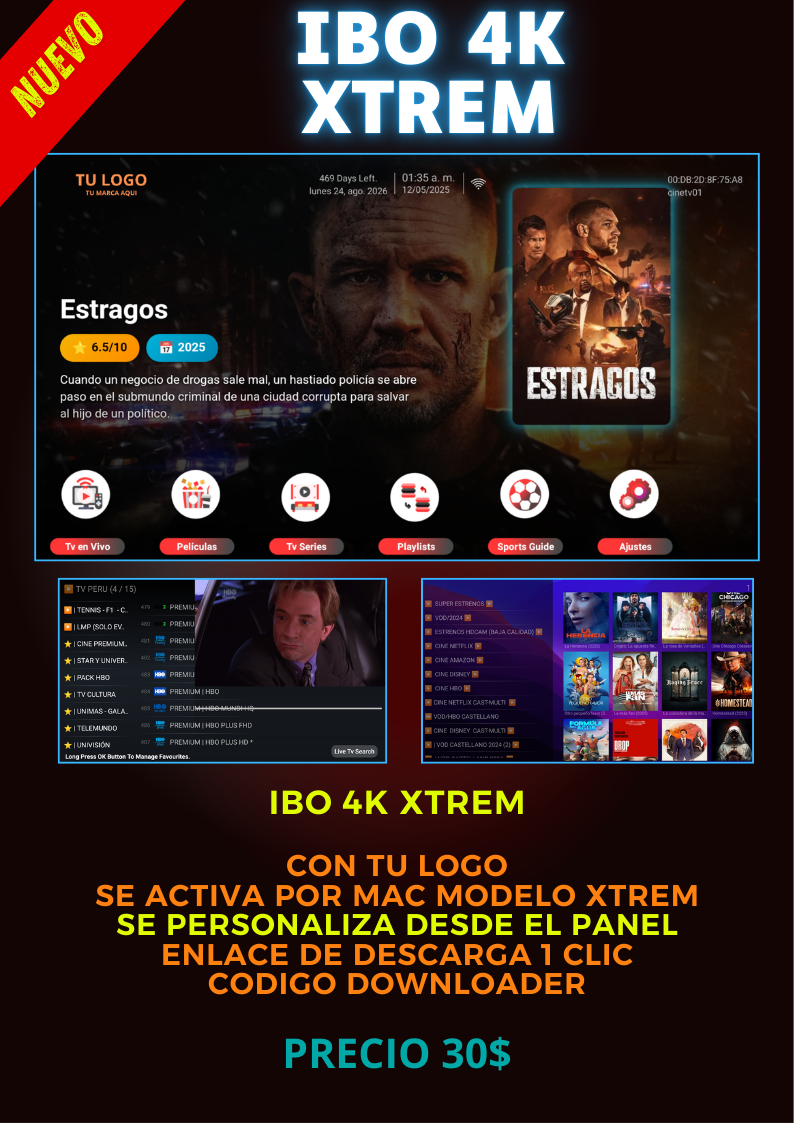 APK IBO 4K XTREM