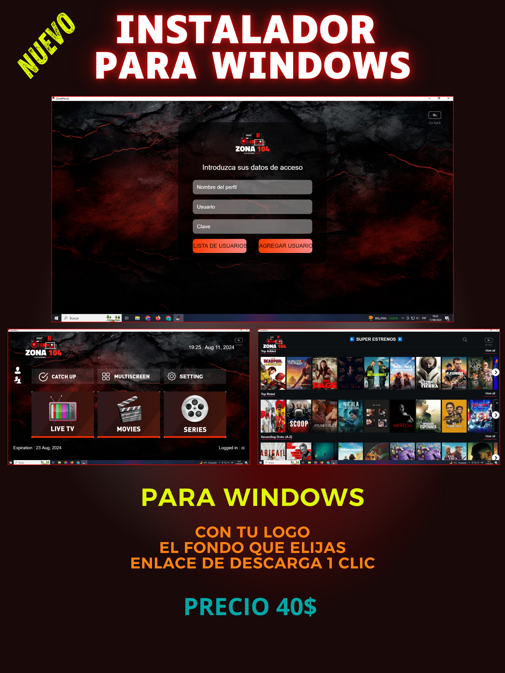 INSTALADOR PARA WINDOWS