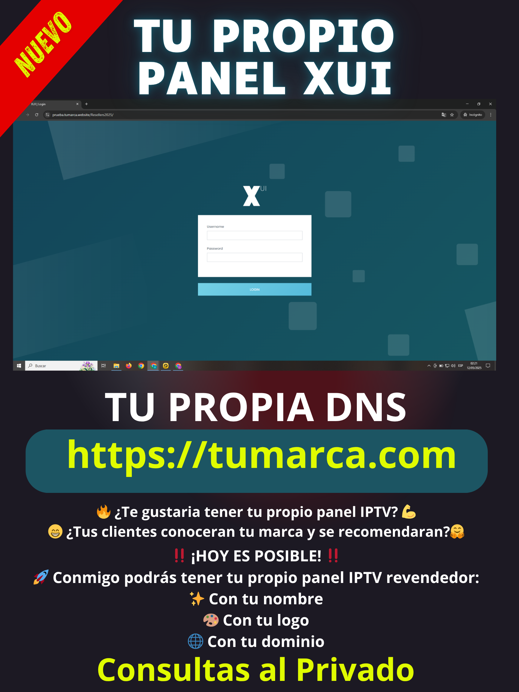 TU PROPIO PANEL XUI